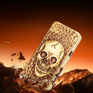 Bán Buôn Biểu Tượng Tùy Chỉnh Có Thể Sạc Lại Kim Loại Thuốc Lá Nhẹ Hơn Điện Bật Lửa Hút Phụ Kiện Với Hộp Quà Tặng - Product Image 2