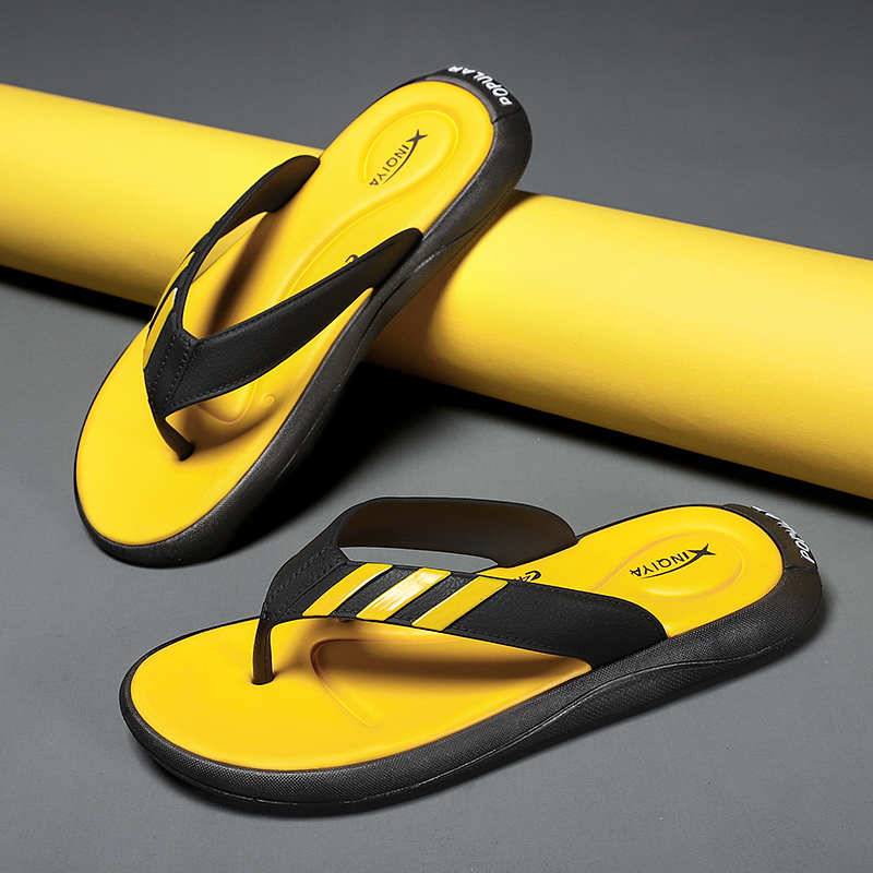 2020 Популярные стильные летние ПВХ шлепанцы для улицы, пляжные мужские Нескользящие шлепанцы