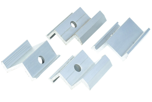 Abrazadera de borde de panel solar de aluminio, abrazadera de extremo para módulo fotovoltaico, bloque de presión de borde para módulo fotovoltaico, accesorio de aluminio para sistema de montaje solar - Product Image 3