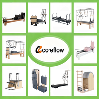 Máquina de Pilates Reformer de Madera de Arce Premium para Entrenamiento de Core en Estudio Comercial