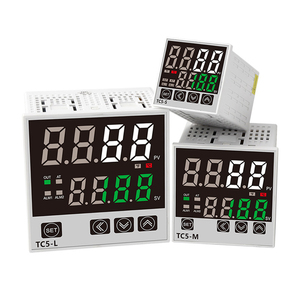 Controlador de temperatura TC5 PID tipo K 220VAC relé de termostato de automatización multifuncional inteligente/salida SSR - Product Image 2