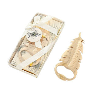 Feather Bottle Opener Zinc Alloy Durable Beer Opener Party Gift - Product Image 3