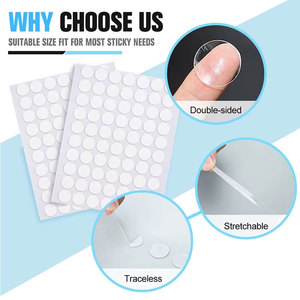 Points adhésifs transparents amovibles pour affiches et photos, protection murale invisible, points nano double face pour la décoration intérieure - Product Image 2