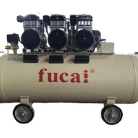 Haute qualité 0.75kw 1.0hp 7bar sans huile oui muet petit compresseur d'air