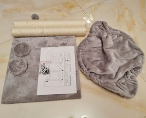 Kattenboom gris gato grande Cama de Gato hamaca cama gato condo casa sisal - Product Image 2