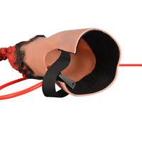 Modelo realista de herida de amputación parcial del brazo, maniquí médico de plástico, modelo de simulación de tejido portátil para escuelas de medicina y enfermería