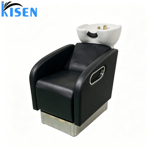 KISEN Modern Spa Backwash Shampoo <b>Chair</b> Durable Washing <b>Chair</b> with Acrylic Bowl Water for Hair Salon Spa Use - Product Image 3