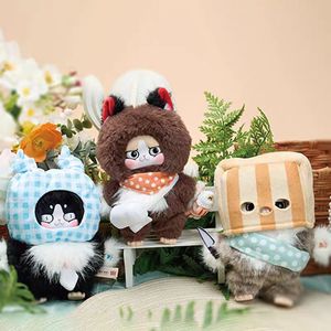 Adorabile Portachiavi con Tre Personaggi Animali Congelati, Nuova Tendenza, Peluche Blind Box Storia dell'Esperienza Lavorativa del <span class=keywords><strong>Re</strong></span> Gatto, Scala 1/12 - Product Image 5