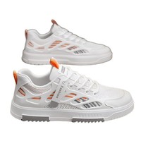 Baskets de mode rétro de luxe à lacets en maille, respirantes, avec semelle intermédiaire souple en EVA, légères, de haute qualité, tendance, en caoutchouc PVC