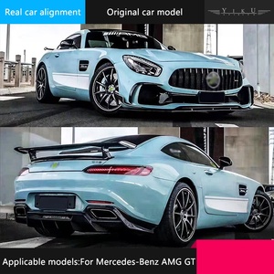 Kit carrosserie en fibre de carbone très demandé pour Mercedes-Benz <span class=keywords><strong>AMG</strong></span> <span class=keywords><strong>GT</strong></span> GTC Sports, modifié pour kits carrosserie large PD, diffuseur de pare-chocs - Product Image 4