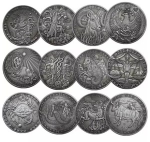 Fabricant de Pièces de Défi Personnalisées en Métal Antique avec Impression par Estampage pour Collections de Pirates - Product Image 2