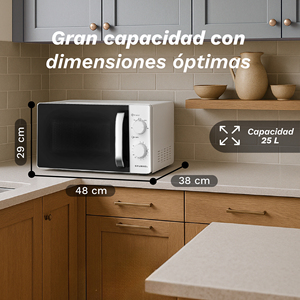 กรุนเคลเตาอบไมโครเวฟ 25 ลิตร 850 วัตต์ 5 ระดับพลังงาน เครื่องใช้ไฟฟ้าในครัว - Product Image 1