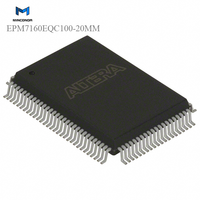(Embedded CPLDs (Complex Programmable LogicDevices)) EPM7160EQC100-20MM