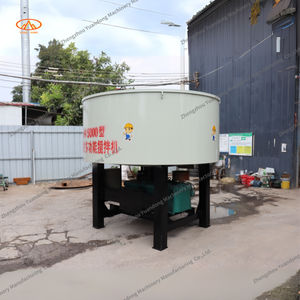 Mélangeur de béton de bouche plate de support vertical de la casserole 500L a fait le mélangeur concret diesel de type mini casserole en Chine - Product Image 3