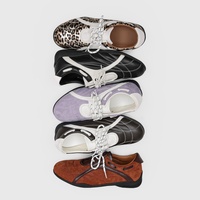 Chaussures de marche décontractées pour hommes personnalisées, en cuir microfibre, semelle extérieure en caoutchouc antidérapante, respirantes, vente en gros
