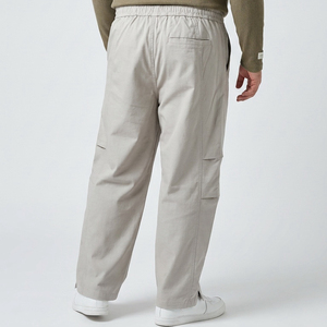 Pantalon convertible grande taille pour hommes corpulents, en coton tissé léger et respirant, coupe décontractée, avec cordon de serrage, teint uni, 7XL 8XL 10XL - Product Image 2