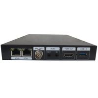 Decodificador de Transmisión en Vivo de Audio y Video SDI de 2 Canales H.264 H.265 para Equipos de Radio y Televisión
