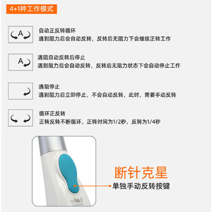 Moteur endodontique sans fil Liang Ya, rapport 16:1, avec 4 modes de fonctionnement pour le traitement des canaux radiculaires dentaires - Product Image 4