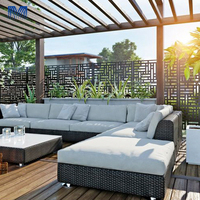 5x5 extérieur 2x5 il semble soleil jardin 2 mètres Tubes auvents Louvre aluminium voitures lame pour pergola persiennes matériau de toiture