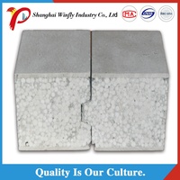 Quakeproof Eps Ciment Sandwich Panneaux Muraux en Béton Préfabriqués Légers