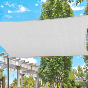 Vela de Sombra <span class=keywords><strong>para</strong></span> <span class=keywords><strong>Terraza</strong></span> y Balcón de 6x6m con Protección UV, 180gsm, Gris, HDPE, Lona de Sombra <span class=keywords><strong>para</strong></span> Jardín, Toldo Resistente de HDPE - Product Image 5