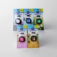 Diffuseur de parfum de luxe personnalisé en verre liquide pour grille d'aération de voiture, avec parfum longue durée, sécurité garantie, senteur Montagne, clip de fixation pour grille d'aération
