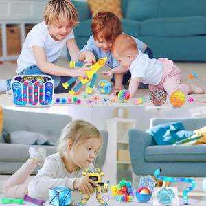 Jouets sensoriels en silicone pour enfants, tout-petits, autistes, kit en vrac 2024, jouets sensoriels personnalisés pour bébés - Product Image 4