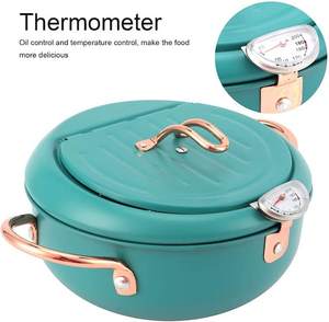 Wholesale Best Good Sale Home Deep Japanese Fryer <strong>Pot</strong> Oil Drip Drainer Rack for French Fries <strong>Fish</strong> Fryer - Product Image 2