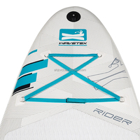 Planche à pagaie gonflable WAVETEX - Construction Drop Stitch, matériaux EVA/PVC, 8,2 kg, légère, portable, unisexe, système à 3 ailerons