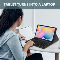 SAM P610 için kablosuz Samsung klavye Galaxy Tab S6 Lite ile durumda 10.4 ile kalemlik inç Tablet klavye durumda