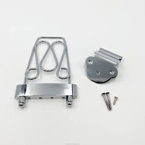 Pont de guitare électrique jazz <span class=keywords><strong>semi</strong></span>-creux de type LP-Pont de plaque de tension à 4 cordes-Plaque de tension de pont de guitare jazz <span class=keywords><strong>creuse</strong></span> - Product Image 1