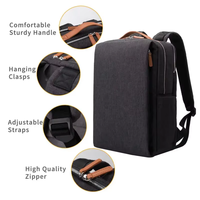 Ransel Laptop Unisex Gaya Minimalis OEM dengan Port USB, Ritsleting Tahan Air & Pegangan Lembut, Kapasitas Besar untuk Perjalanan