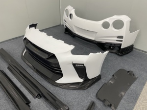 Kit de Carrocería Completo de Fibra de Carbono Estilo TS de Alta Calidad, Parachoques, Capó y Alerón para Gtr35 Gt-r <span class=keywords><strong>R35</strong></span> - Product Image 4
