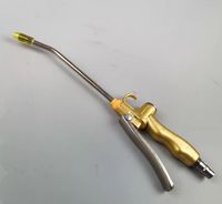 Pistolet à air comprimé en alliage d'aluminium à buse longue pour le nettoyage de la poussière pour les accessoires de compresseur.