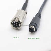 Benutzer definiertes Kabel Mini Din 4-polig zu HS 7PH 7P Stecker Kabel Gerät Benutzer definiertes Kabel