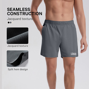Wholesale Workout Sportswear Active Bottoms Seamless Fitness Quick Dry 5 Inch Athletic Biker Custom Running Gym Shorts For Men