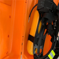 Appareil respiratoire à pression positive pour la lutte contre les incendies Masque facial PANO Cylindre de 6,8 L, certifié OSHA/GB