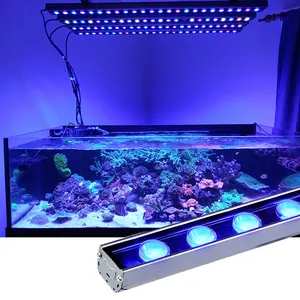 蛍光色成長水中ライトアルミニウム水族館ライトバー用5ワットデュアルチップブループラスコーラル水族館LEDライトバー