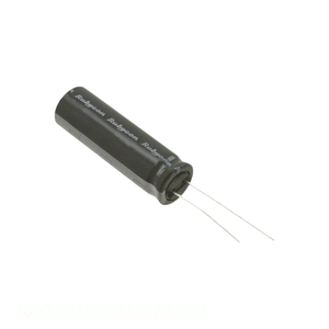 ตัวเก็บประจุแบบรูทะลุ 390 ยูเอฟ อลูมิเนียม 390UF 20% 100V แบบเรเดียล รุ่น 100ZLH390MEFC12.5X40 - Product Image 1
