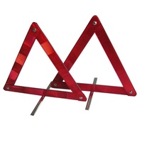 Triangle de signalisation double réflecteur, outil d'urgence, sécurité routière, triangle de voiture