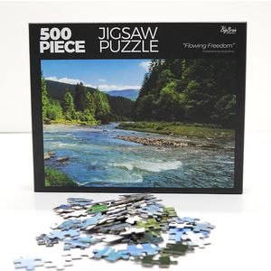 공장 제조 업체 사용자 정의 디자인 성인 종이 판지 퍼즐 어린이 교육 완구 Rompecabezas 500 피에자 - Product Image 5