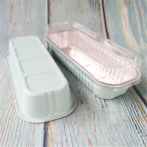 Moule à pain miniature coloré de 200 ml avec plateau en <span class=keywords><strong>aluminium</strong></span> jetable pour <span class=keywords><strong>micro</strong></span>-<span class=keywords><strong>ondes</strong></span>, couvercle en plastique PET de qualité alimentaire, cuillère en plastique, résistant au <span class=keywords><strong>four</strong></span> - Product Image 3
