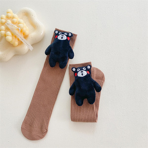 ถุงเท้าเด็กยาวลายการ์ตูน 3 มิติ รุ่น WZ-394 ผ้าฝ้าย แฟชั่นสำหรับเด็กผู้หญิงและเด็กทารก - Product Image 6