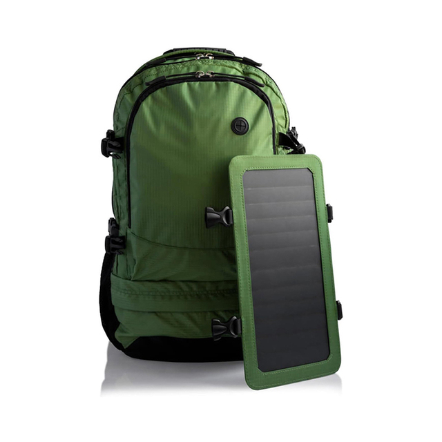 Waterproof Solar Panel Power Backpack Durable Solar Backpack for Hiking Solar Powered Backpack for Travel