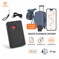 Rastreador GPS Inalámbrico Portátil con 7-9 Días de Batería, Historial de Rutas, Sin Cuota Mensual, Acceso de por Vida, para Bolsa de Bicicleta/Maleta