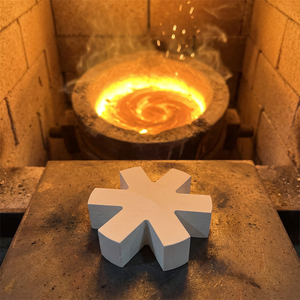 Agitador <span class=keywords><strong>de</strong></span> Cerámica BN <span class=keywords><strong>de</strong></span> 6 Aspas en Forma <span class=keywords><strong>de</strong></span> Estrella para Horno <span class=keywords><strong>de</strong></span> Fusión al Vacío - Product Image 1