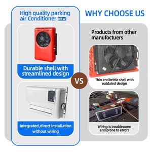 Aire Acondicionado Split de Alta Capacidad de Refrigeración, 12V/24V CC, Sistema de Refrigeración de Larga Duración para Camiones, Automóviles, Autocaravanas y Cabinas - Product Image 3