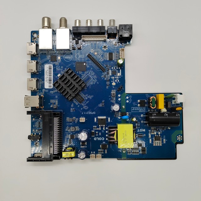 Universal LED TV Motherboard SP5E211.7 for 42-55 Inches 45W Backlight 35-110V Voltage Range Supports DVB-T2 DVB-S2 DVB-C TNT