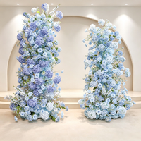 Arche florale artificielle automne-hiver, support floral pour toile de fond de scène de mariage, décoration de vitrine pour événements, fleur artificielle