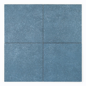 Baldosa de terrazo índigo de 20x20 cm, 8 mm, acabado mate, bordes irregulares - Product Image 2